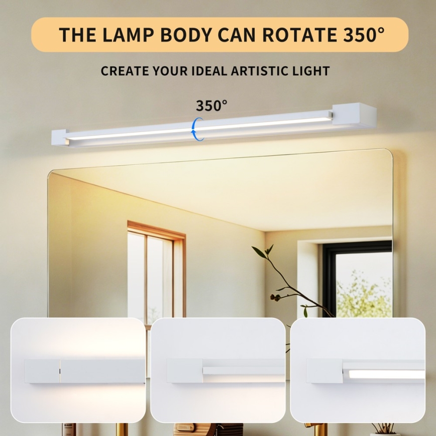 BRILAGI - LED vonios veidrodžio apšvietimas AQUA LINE LED/20W/230V 80 cm IP44 balta CRI 90