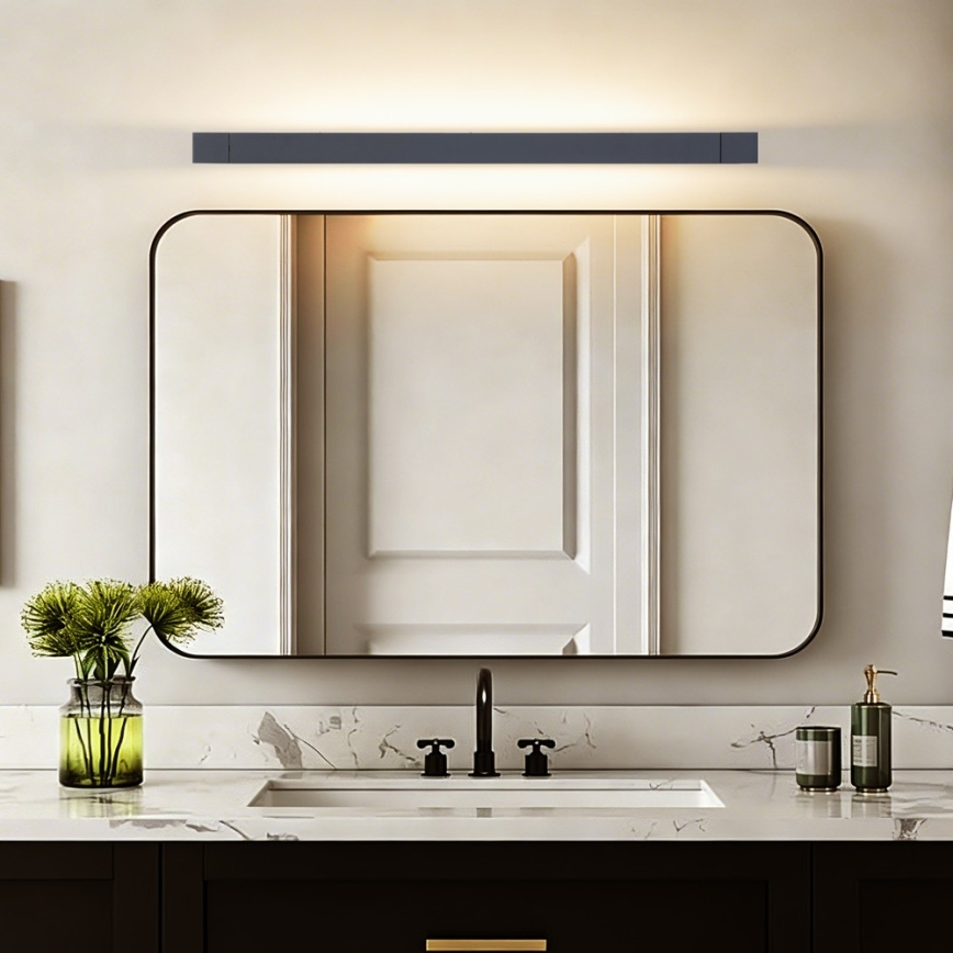 BRILAGI - LED vonios veidrodžio apšvietimas AQUA LINE LED/20W/230V 80 cm IP44 juodas CRI 90