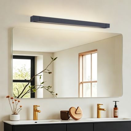 BRILAGI - LED vonios veidrodžio apšvietimas AQUA LINE LED/20W/230V 80 cm IP44 juodas CRI 90
