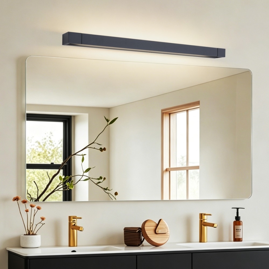 BRILAGI - LED vonios veidrodžio apšvietimas AQUA LINE LED/20W/230V 80 cm IP44 juodas CRI 90