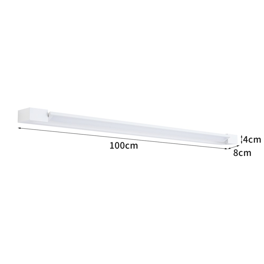 BRILAGI - AQUA LINE LED vonios veidrodžio apšvietimas, 28 W, 230 V, 100 cm, IP44, balta, CRI 90