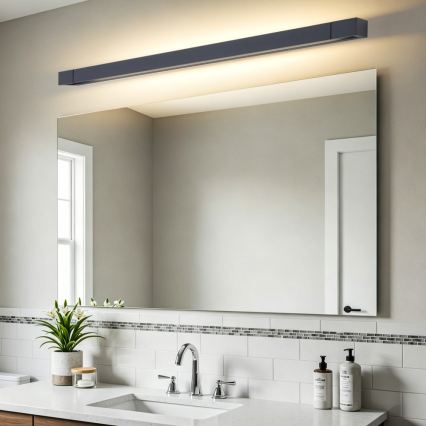 BRILAGI - LED vonios veidrodžio apšvietimas AQUA LINE LED/28W/230V 100 cm IP44 juodas CRI 90