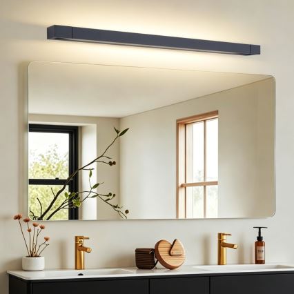 BRILAGI - LED vonios veidrodžio apšvietimas AQUA LINE LED/28W/230V 100 cm IP44 juodas CRI 90