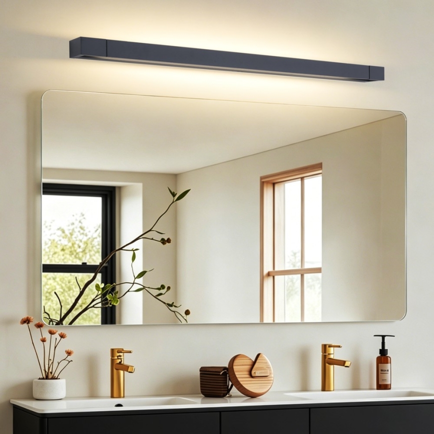 BRILAGI - LED vonios veidrodžio apšvietimas AQUA LINE LED/28W/230V 100 cm IP44 juodas CRI 90