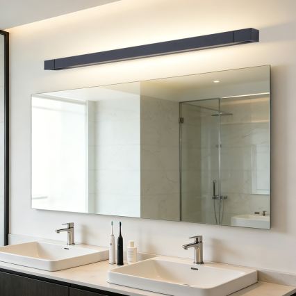 BRILAGI - LED vonios veidrodžio apšvietimas AQUA LINE LED/28W/230V 100 cm IP44 juodas CRI 90