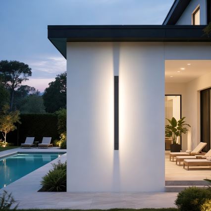 Brilagi - LED vonios veidrodžio apšvietimas AQUA LINE LED/36W/230V 120 cm IP44 antracitas CRI 90