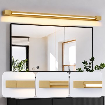 BRILAGI - LED vonios veidrodžio apšvietimas AQUA LINE LED/36W/230V 120 cm IP44 auksinis CRI 90