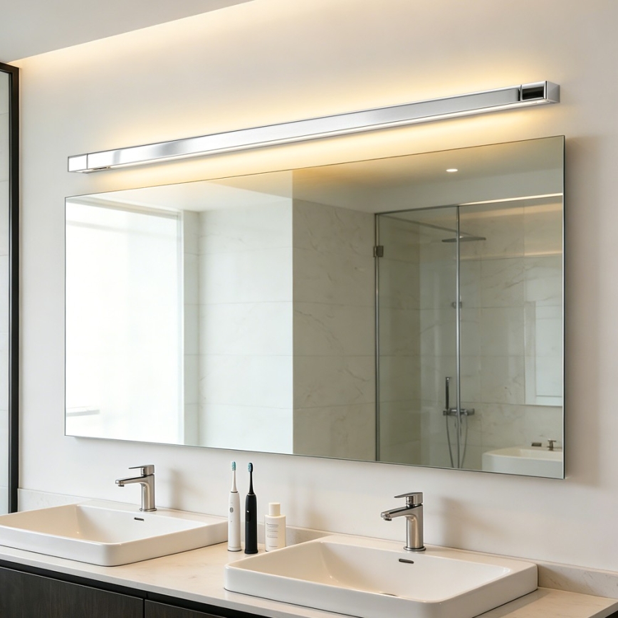 BRILAGI - LED vonios veidrodžio apšvietimas AQUA LINE LED/36W/230V 120 cm IP44 blizgus chromas CRI 90