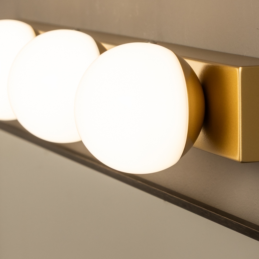 Brilagi - LED vonios veidrodžio apšvietimas HOLLYWOOD 4xLED/3W/230V 53 cm IP44 auksinis