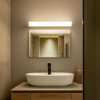 Brilagi - LED vonios veidrodžio apšvietimas TUBE LED/15W/230V 3000/4000/6500K IP44 blizgus chromas