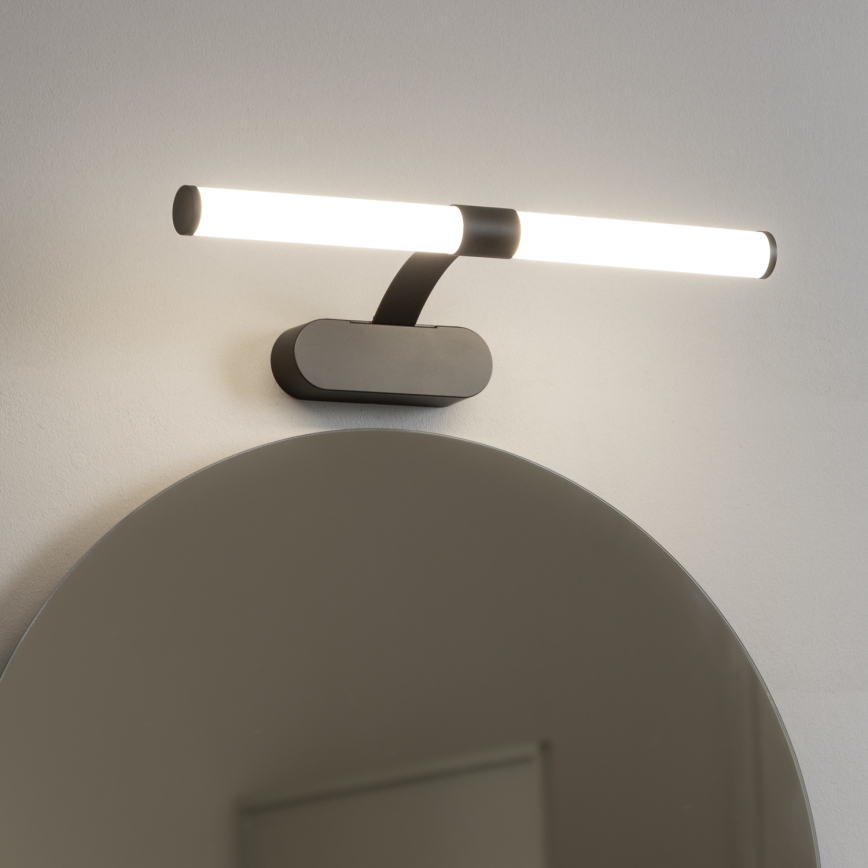 Brilagi - LED vonios veidrodžio apšvietimas 2in1 TUBEO LED/6W/230V 40 cm IP44 juodas
