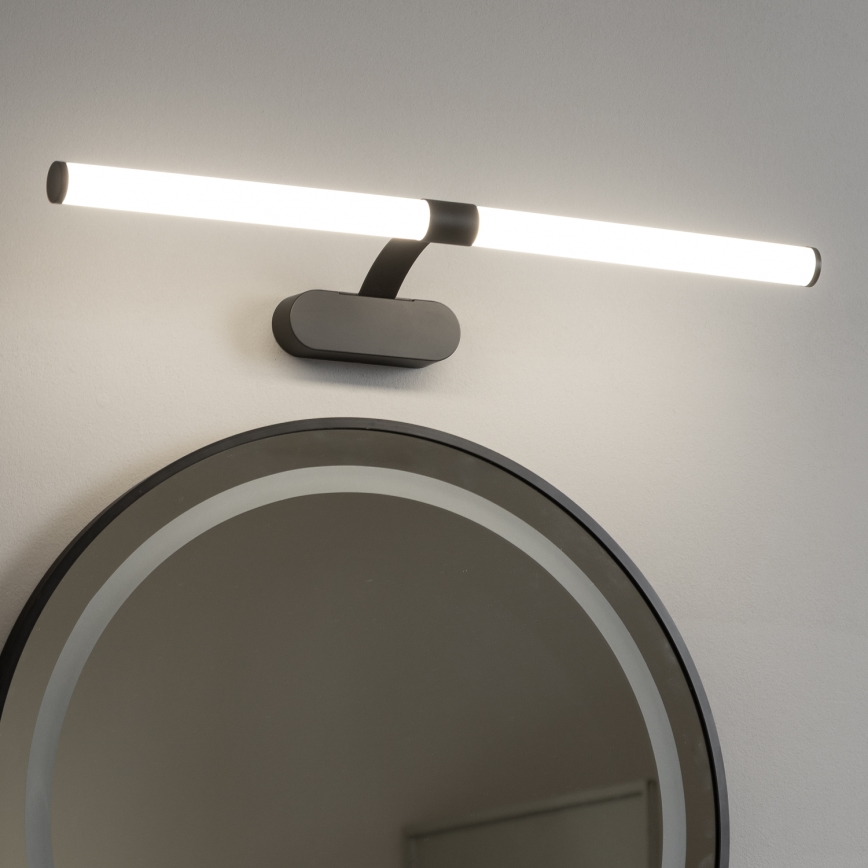 Brilagi - LED vonios veidrodžio apšvietimas 2in1 TUBEO LED/8W/230V 60 cm IP44 juoda