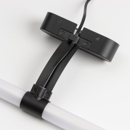 Brilagi - LED vonios veidrodžio apšvietimas 2in1 TUBEO LED/8W/230V 60 cm IP44 juoda
