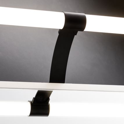 Brilagi - LED vonios veidrodžio apšvietimas 2in1 TUBEO LED/8W/230V 60 cm IP44 juoda