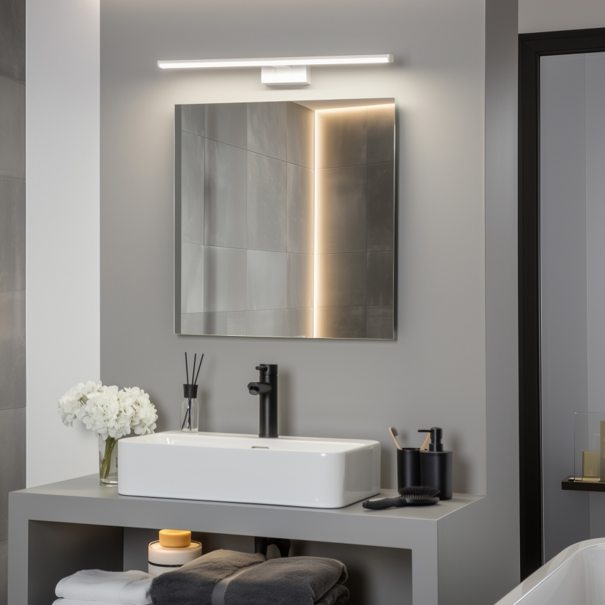 Brilagi - LED vonios veidrodžio apšvietimas 3 viename VESTRA LED/12W/230V 60 cm IP44 balta