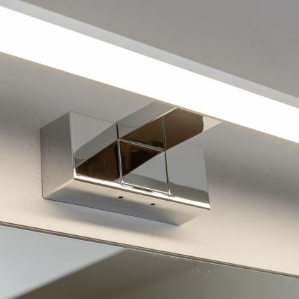 Brilagi - LED vonios veidrodžio apšvietimas 3 viename VESTRA LED/12W/230V 60 cm IP44 blizgus chromas