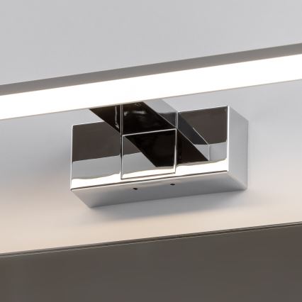 Brilagi - LED vonios veidrodžio apšvietimas 3 viename VESTRA LED/12W/230V 60 cm IP44 blizgus chromas