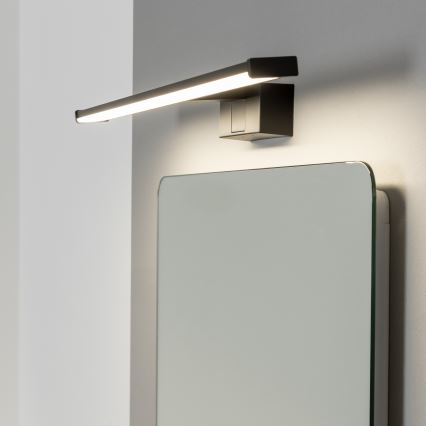 Brilagi - LED vonios veidrodžio apšvietimas 3 viename VESTRA LED/12W/230V 60 cm IP44 juodas
