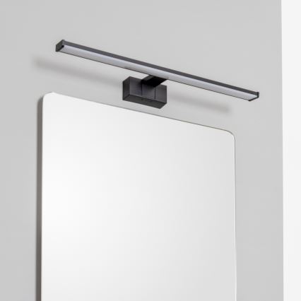 Brilagi - LED vonios veidrodžio apšvietimas 3 viename VESTRA LED/12W/230V 60 cm IP44 juodas