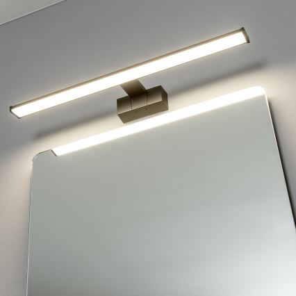 Brilagi - LED vonios veidrodžio apšvietimas 3 viename VESTRA LED/12W/230V 60 cm IP44 juodas