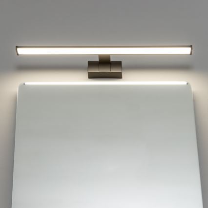 Brilagi - LED vonios veidrodžio apšvietimas 3 viename VESTRA LED/12W/230V 60 cm IP44 juodas