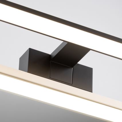 Brilagi - LED vonios veidrodžio apšvietimas 3 viename VESTRA LED/12W/230V 60 cm IP44 juodas