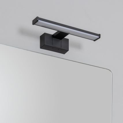 Brilagi - LED vonios veidrodžio apšvietimas 3 viename VESTRA LED/6W/230V 30 cm IP44 juodas