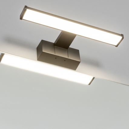 Brilagi - LED vonios veidrodžio apšvietimas 3 viename VESTRA LED/6W/230V 30 cm IP44 juodas