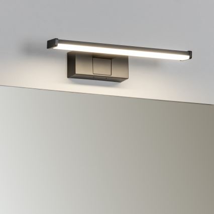Brilagi - LED vonios veidrodžio apšvietimas 3 viename VESTRA LED/6W/230V 30 cm IP44 juodas