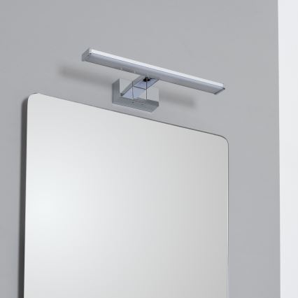 Brilagi - LED vonios veidrodžio apšvietimas 3 viename VESTRA LED/8W/230V 40 cm IP44 blizgus chromas