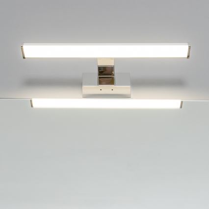 Brilagi - LED vonios veidrodžio apšvietimas 3 viename VESTRA LED/8W/230V 40 cm IP44 blizgus chromas