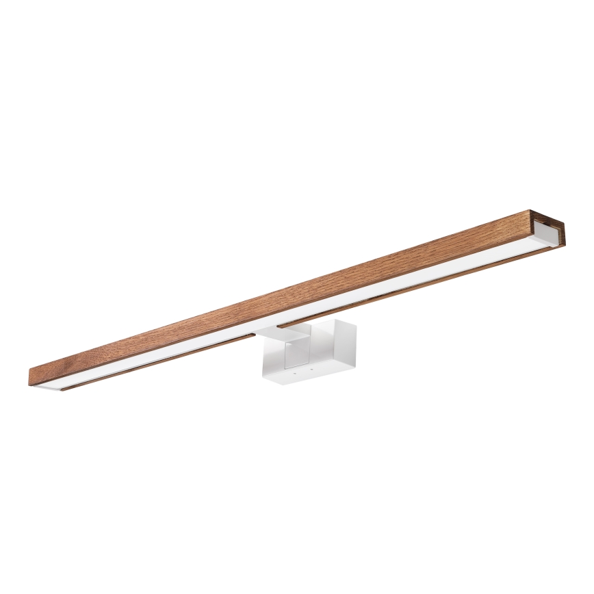 Brilagi - LED vonios veidrodžio apšvietimas WOODY MIRROR 3 viename LED/15W/230V 80 cm IP44 balta/ąžuolas vyšnia