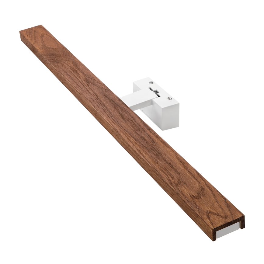 Brilagi - LED vonios veidrodžio apšvietimas WOODY MIRROR 3 viename LED/15W/230V 80 cm IP44 balta/ąžuolas vyšnia