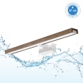 Brilagi - LED vonios veidrodžio apšvietimas WOODY MIRROR 3v1 LED/12W/230V 60 cm IP44 balta/ąžuolas/riešutas