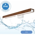 Brilagi - LED vonios veidrodžio apšvietimas WOODY MIRROR LED/12W/230V 60 cm IP44 ąžuolas/balta