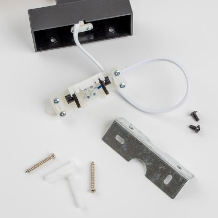 Brilagi - LED vonios veidrodžio apšvietimas WOODY MIRROR LED/12W/230V 60 cm IP44 ąžuolas vyšnia/juoda