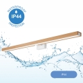 Brilagi - LED vonios veidrodžio apšvietimas WOODY MIRROR LED/15W/230V 90 cm IP44 ąžuolas/balta
