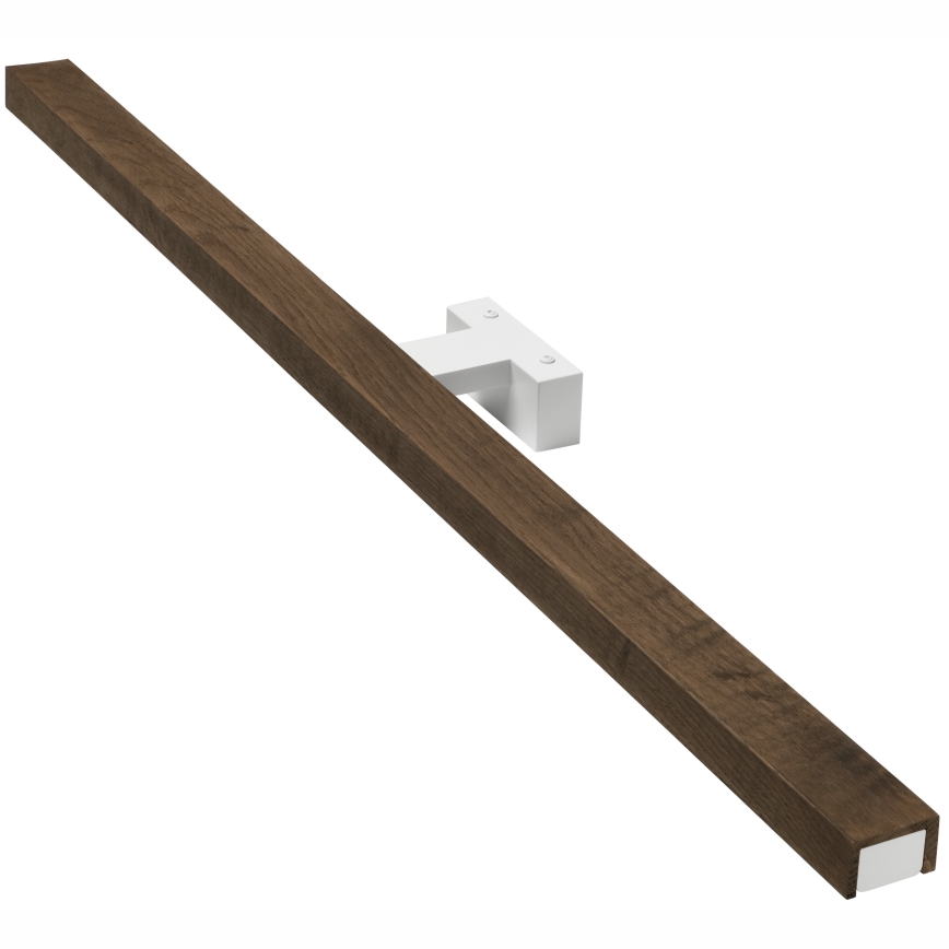 Brilagi - LED vonios veidrodžio apšvietimas WOODY MIRROR LED/15W/230V 90 cm IP44 ąžuolas graikinis riešutas/balta