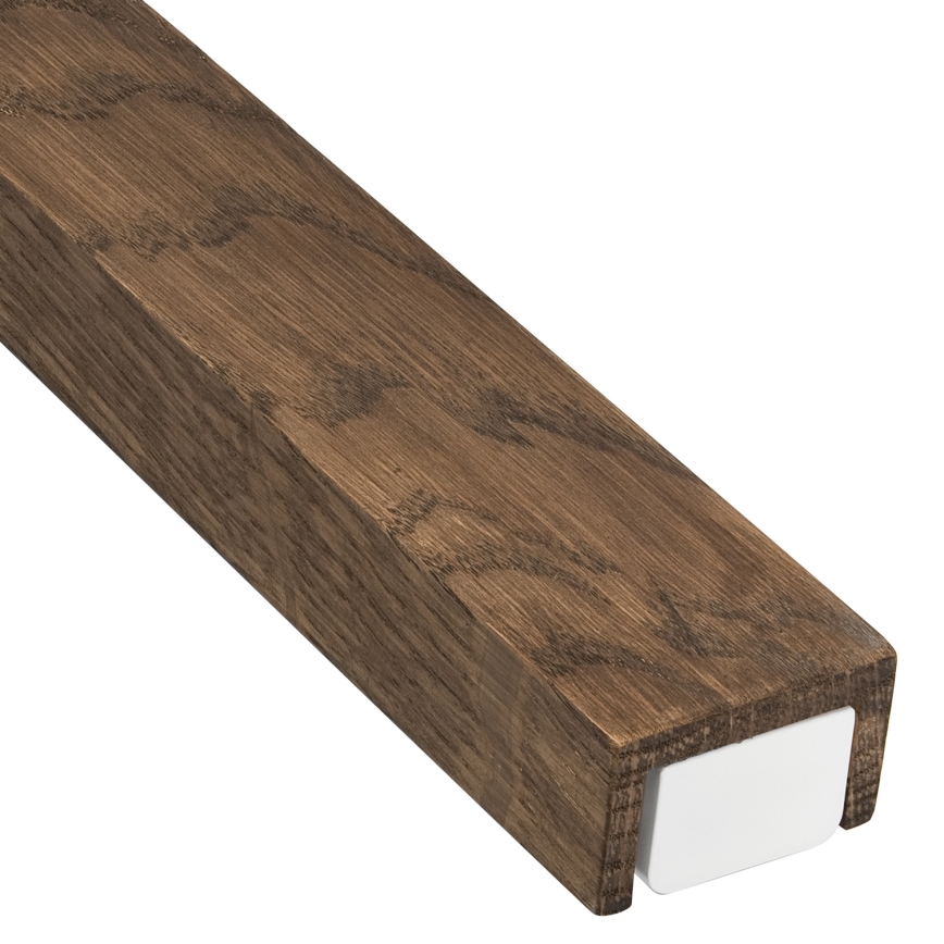 Brilagi - LED vonios veidrodžio apšvietimas WOODY MIRROR LED/15W/230V 90 cm IP44 ąžuolas graikinis riešutas/balta