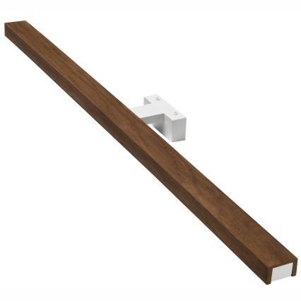 Brilagi - LED vonios veidrodžio apšvietimas WOODY MIRROR LED/15W/230V 90 cm IP44 ąžuolas vyšnia/balta