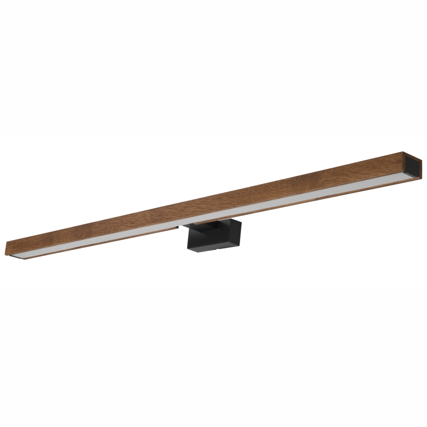 Brilagi - LED vonios veidrodžio apšvietimas WOODY MIRROR LED/15W/230V 90 cm IP44 ąžuolas vyšnia/juoda