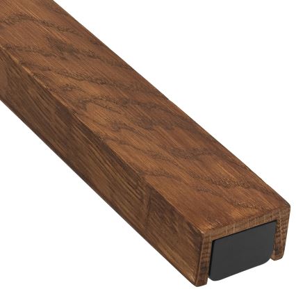 Brilagi - LED vonios veidrodžio apšvietimas WOODY MIRROR LED/15W/230V 90 cm IP44 ąžuolas vyšnia/juoda
