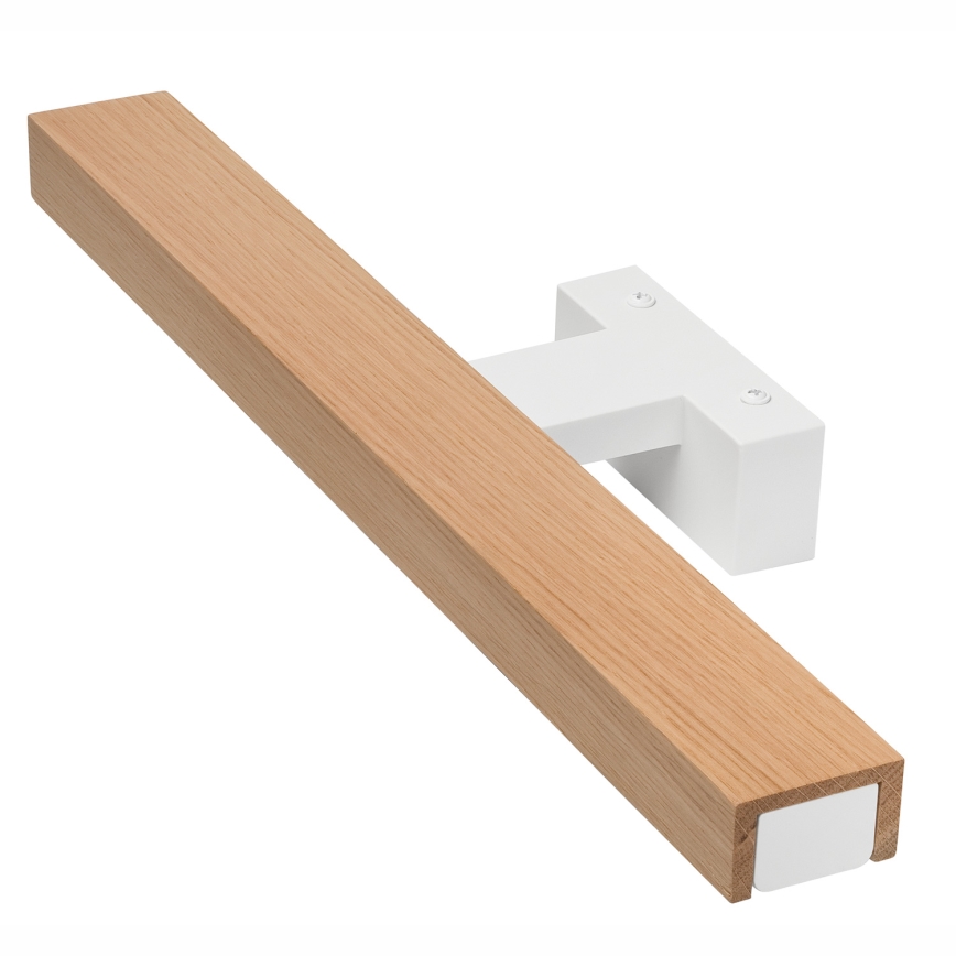 Brilagi - LED vonios veidrodžio apšvietimas WOODY MIRROR LED/8W/230V 40 cm IP44 ąžuolas/balta