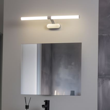 Brilagi - 2in1 vonios veidrodžio LED apšvietimas TUBEO LED/8W/230V 60 cm IP44 sidabrinės spalvos