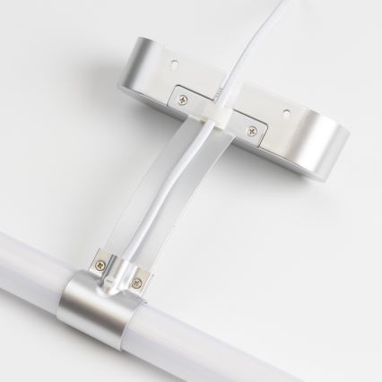 Brilagi - 2in1 vonios veidrodžio LED apšvietimas TUBEO LED/8W/230V 60 cm IP44 sidabrinės spalvos