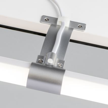 Brilagi - 2in1 vonios veidrodžio LED apšvietimas TUBEO LED/8W/230V 60 cm IP44 sidabrinės spalvos
