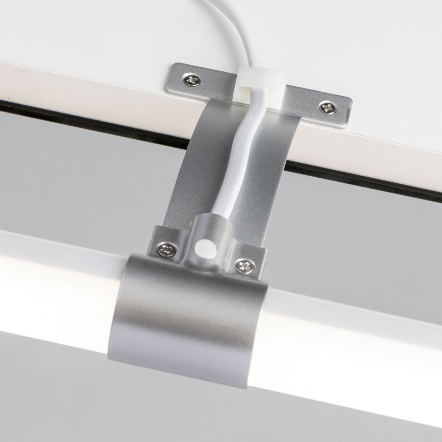 Brilagi - 2in1 vonios veidrodžio LED apšvietimas TUBEO LED/8W/230V 60 cm IP44 sidabrinės spalvos