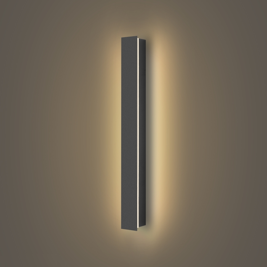 Brilagi - LINEAR lauko sieninis LED šviestuvas, 12W, 230V, 3000K, IP65, 50 cm, antracitas
