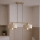 Brilagi - Liustra ant laido SPRING 2xE27/60W/230V smėlinė/auksinė