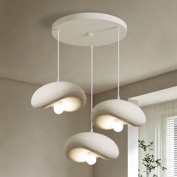 BRILAGI - Liustra ant laido WABI SABI 3xE27/60W/230V balta